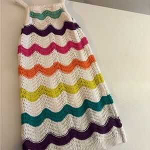 Beach riot crochet stripe dress size 5/6